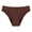 Brown, variant on No Ride Up Skin Friendly Seamless Bikini Underwear Enhanced Absorbent Liner Period Proof Panties for Yoga Workout and Beach Activities Purple XXL