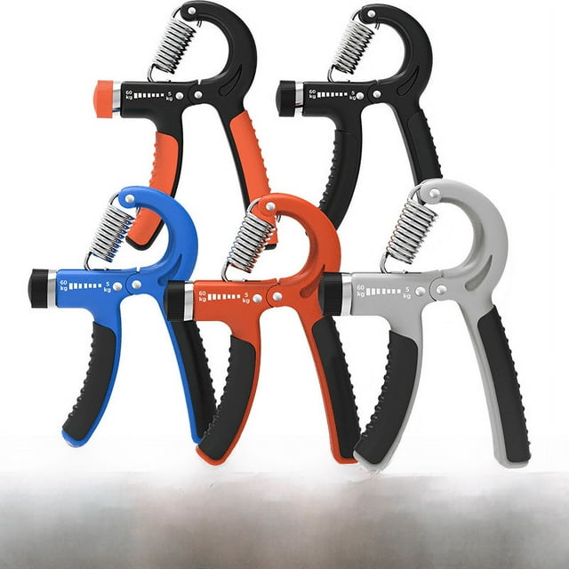 Ejercicio de fitness con agarre para contar, fuerza muscular en los dedos y los brazos, entrenamiento de rehabilitación para la fuerza de la muñeca, dispositivo de tensión para el agarre de los dedos
