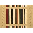 thumbnail image 1 of Ahgly Company Indoor Rectangle Abstract Brown Contemporary Area Rugs, 2' x 3', 1 of 4