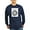 Navy, variant on CafePress - Grey Navy Emblem Long Sleeve T Shirt - Long Sleeve Dark T-Shirt