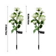 thumbnail image 3 of YardVibe Solar Garden Lights, Rose Solar Flower Lights, Solar Powered Outdoor Lights, Auto ON/Off Solar Waterproof Lights for Outside Garden Patio Yard Decorations, Gifts for Mother Grandma, 3 of 7