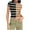 zd-Khaki-womens tops, variant on FNFYFH Women Slim Fitted Short Sleeve T Shirts Crew Neck Tight Y2K Baby Tee Summer Going Out Tops