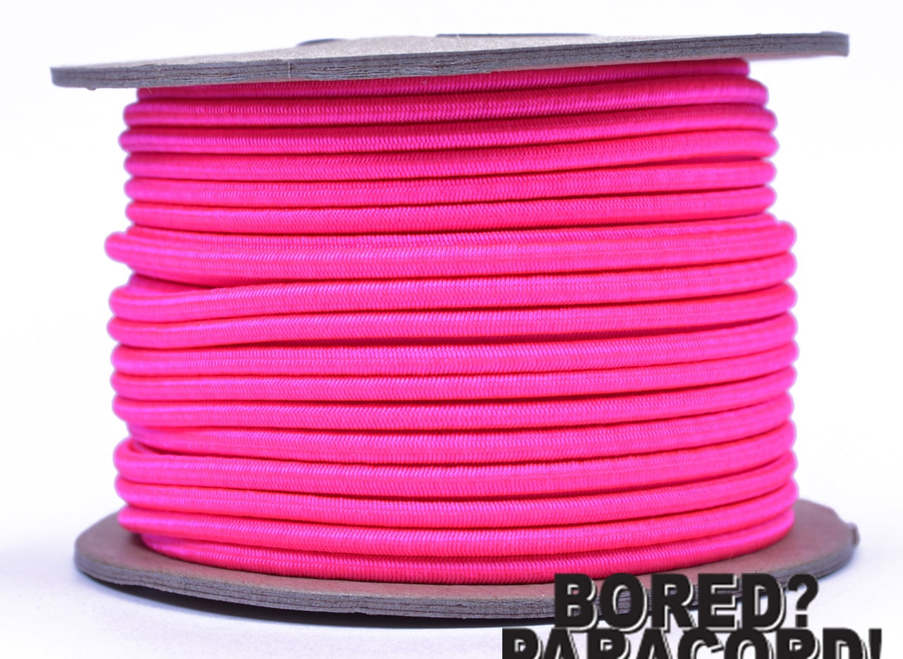  West Coast Paracord Bungee Elastic Nylon Shock Cord (1/8 Inch x  25 Feet, Rose Pink) : Tools & Home Improvement