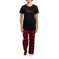 thumbnail image 4 of CafePress - BELIEVE Women's Dark Pajamas - Women's Short Sleeve Print T-Shirt and Pants Dark Cotton Pajama Set, 4 of 7