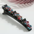 thumbnail image 1 of Barrettes Hair Clip 2024 Exquisite Sparkling Floral Design with Colorful Daily Glamour Accessory, 1 of 3