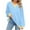 Sky Blue., variant on Akafmk Womens Long Sleeve Maternity Tops,Women's Maternity Hatless V Neck Solid Color Long Sleeve Fashion Hoodie Warm Fitted Base Layer Winter Fall Pregnancy Tops