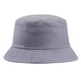 thumbnail image 2 of D-GROEE Portable Solid Color Bucket Hat Travel Summer Folding Beach Sun Hat Unisex, 2 of 5