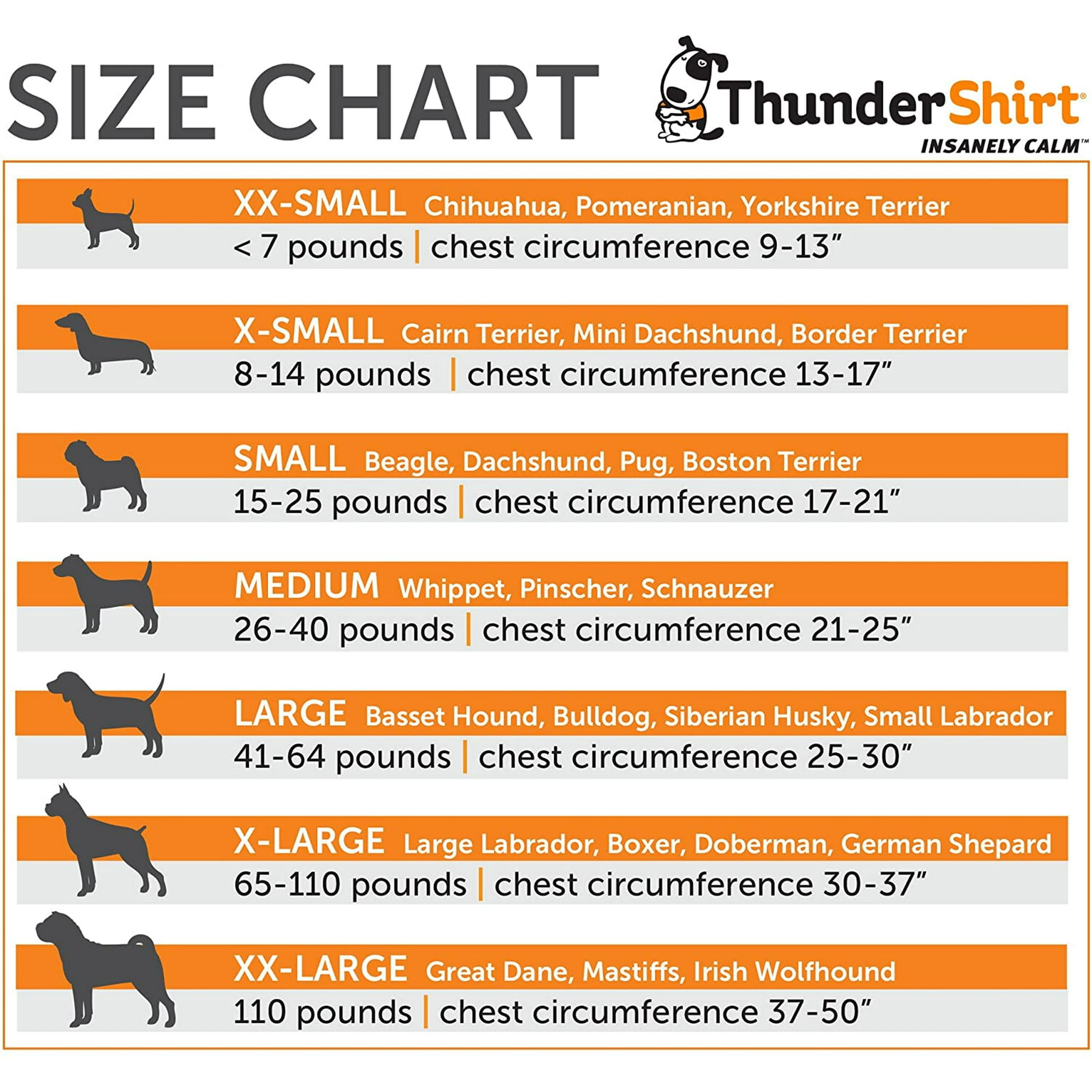 TH00148 10-18-Pounds X Small Dog Anxiety Treatment Polo Chest 13