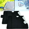 thumbnail image 4 of Oliegs Heated Blanket 360​​ All Weather Sun And Ice Shield All Season Sun And Ice Shield Flip Up Windshield Protector For Any Car Heat And With Panel Chocolate, 4 of 4