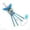 F, variant on Butterfly Wind Chimes for Outside - Colorful Hand Painted Metal and Glass Wind Chime for Patio, Garden, Yard, Memorial Sympathy Gift, Anthropology Home Decor
