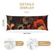 thumbnail image 3 of Balery Fiery Floral Pattern Funda Protectora para Almohada Corporal de Algodón Hipoalergénico con Cierre(55 x 21 pulgadas), Almohadas No Incluidas, 3 of 7