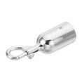 thumbnail image 1 of Unique Bargains 1.2' Stanchion Rope End Stopper Cord End Caps Barrier Rope End Cap Snap Hooks for Crowd Control, Silver, 1 of 6