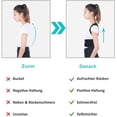 thumbnail image 6 of HZKAICUN Back straightener, upgrade posture correction ProfessionaUSy comfortable back posture trainer, improve posture and relieve pain from neck back shoulder, 6 of 6