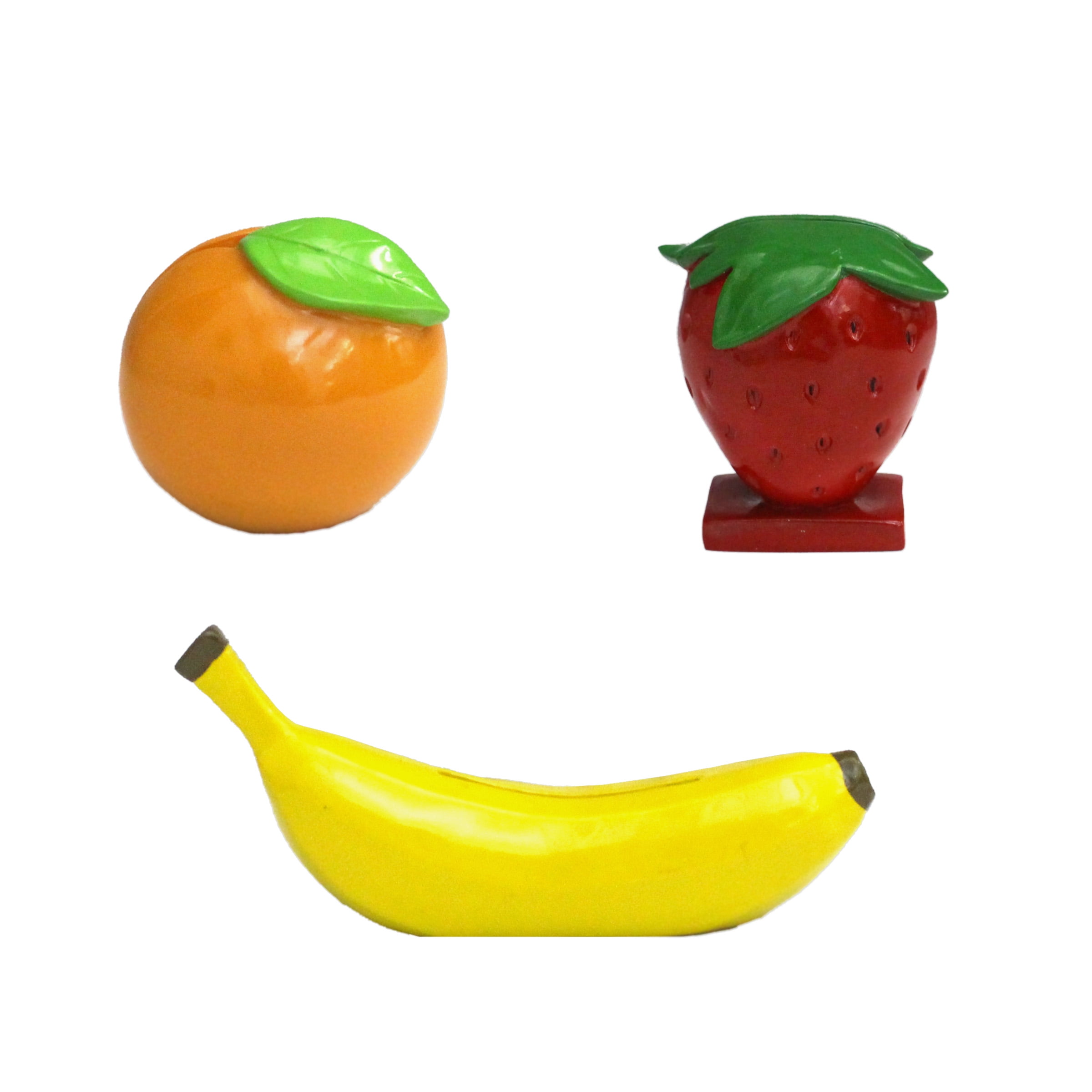 OneDesign Home Figural Fruit Instant Photo Frame 3 Piece Gift Set