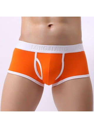 OGLCCG 3 Pack Mens Boxer Briefs Bulge Enhancing Underwear Flyless  Anti-Chafing Moisture Wicking Zipper Front Butt Lift Underwear 