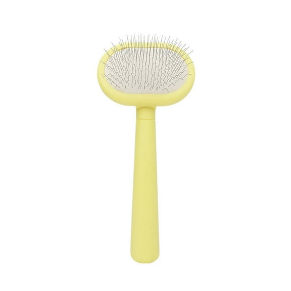 ACDANC Cat Brush,Pp Dog Brush for Poodles,Shedding Brush Dog Hair,Yellow,3X6"