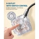 thumbnail image 4 of Cable de extensión para exteriores DEWENWILS de 25 pies y 6 salidas, 15 A/125 V/1875 W, 4 of 7