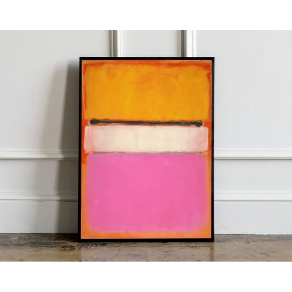 Mark Rothko Exhibition Poster, Mark Rothko Art Print, Abstract Art Poster, Modern Art, Minimalist Decor, Vintage exhibition poster, 8x12 UNFRAMED