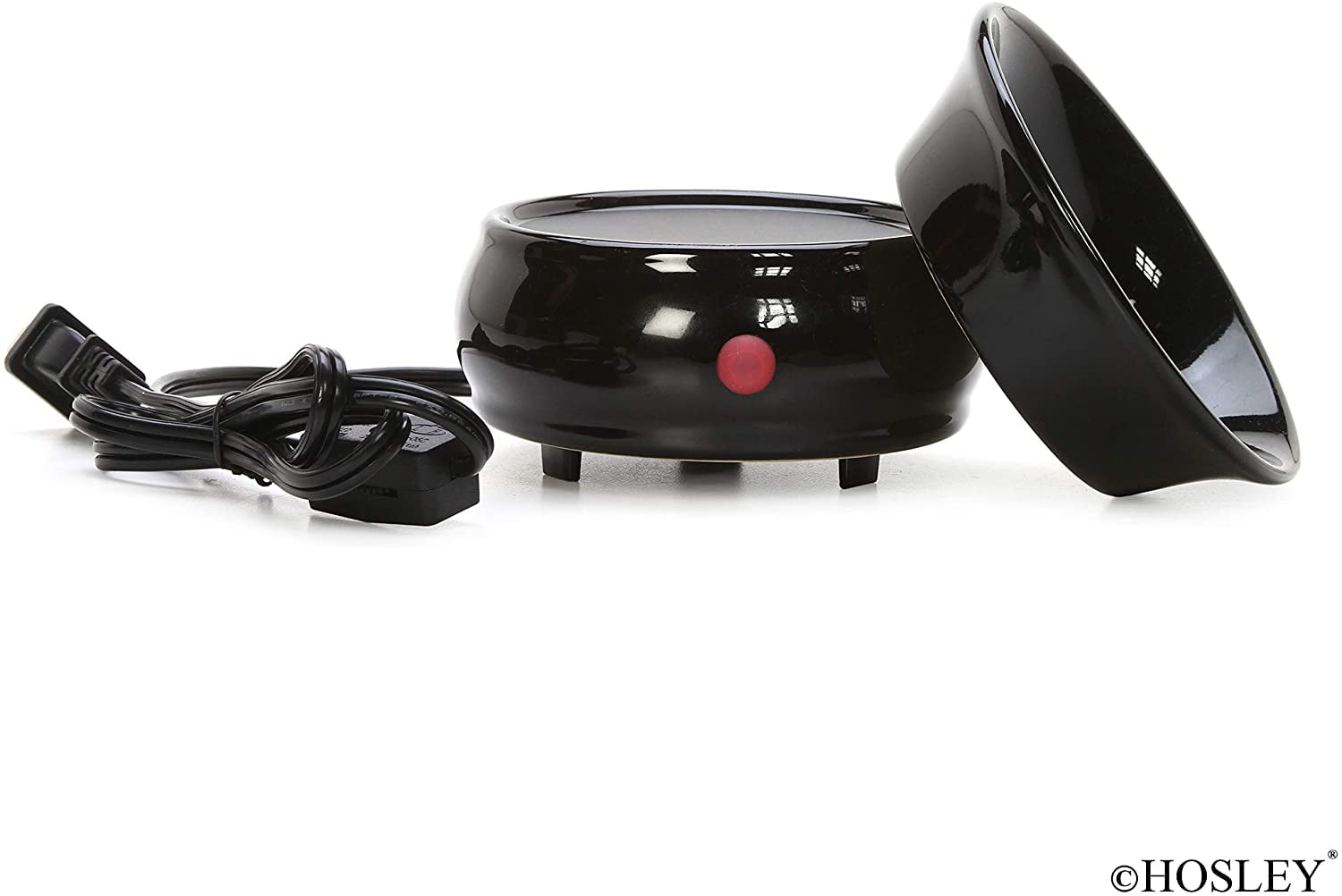 HOSLEY® Ceramic Electric Candle Warmer, Black Color
