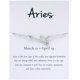 thumbnail image 1 of Mujeres 925 Plata Zodiaco 12 Constelación pulsera de enlace con una tarjeta de bendición, 1 of 3