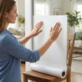 thumbnail image 2 of REGALWOVEN Frosted Window Privacy Film, Non Adhesive Static Cling Glass Stickers Sun Control Door Covering Decals for Home White 39.4 x 23.6 Inch, 2 of 7