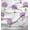 Purple, variant on Soimoi Poly Georgette Fabric Tree Block Print Sewing Fabric Yard 42 Inch Wide
