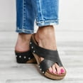 Womens Solid Sandals Heels 2024 Summer Trendy Dressy Comfort Spring