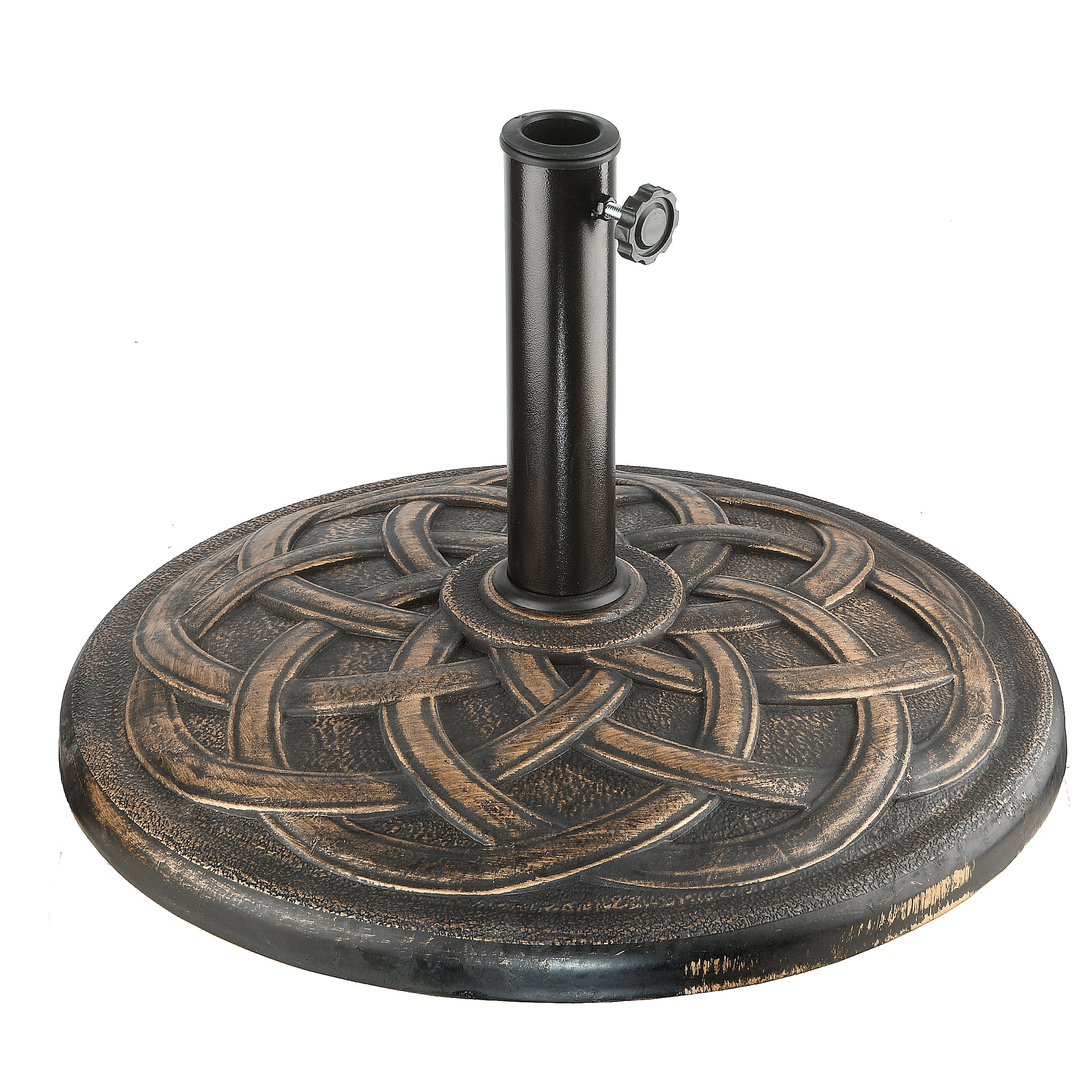 22" Round Free Standing Resin Umbrella Base