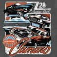thumbnail image 2 of Men's General Motors Camaro Z28 American Muscle Graphic Tee Charcoal Heather Small, 2 of 5