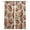 Brown, variant on Brown Vintage Football Kitchen Curtains Wooden Retro Art Ball Cafe Short Curtains for Bathroom Blackout Window Curtain Grommet Small Window Treatment Tier Drapes for Bedroom Living Room 27.5"x39"x2