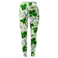 thumbnail image 4 of XIAONU Womens St. Patrick's Day Shamrock & Swirl Print Leggings Stretch High Waist Casual Pants For Holiday And Daily Wear, 4 of 4