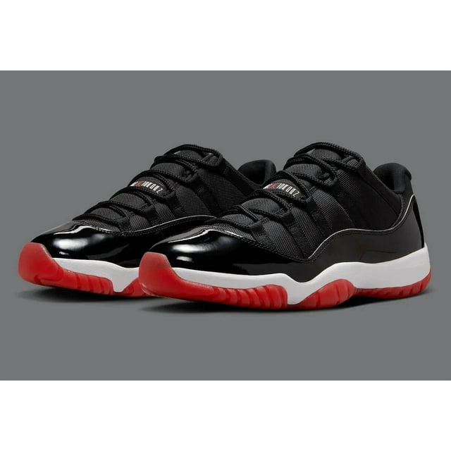 N I-K-E Jo r-dan 11 Retro Low "Bred" 2025 Black Red White Men & GS Size INSTANTSHIP!