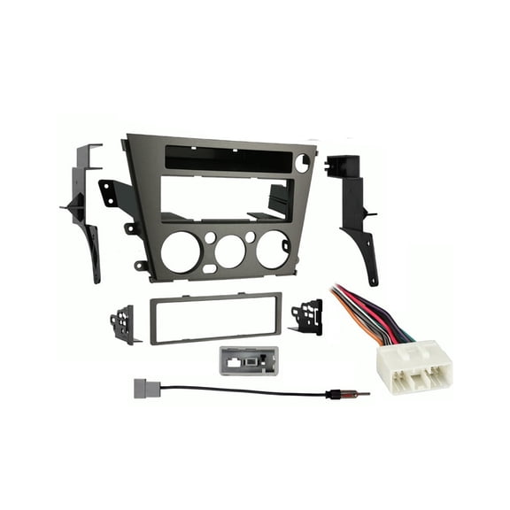 Fits Subaru Outback 2005-2009 w/o Auto Climate Metra Single DIN Dash Kit with Harmony Radio Harness