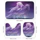 thumbnail image 3 of El misterio de Aaravos-theme 4-Piece Shower Curtain Set with Rugs, Waterproof Bathroom Decor Set Includes Bath Mat, U-Shaped Rug, Toilet Lid Cover and Curtain with Hooks, 3 of 6