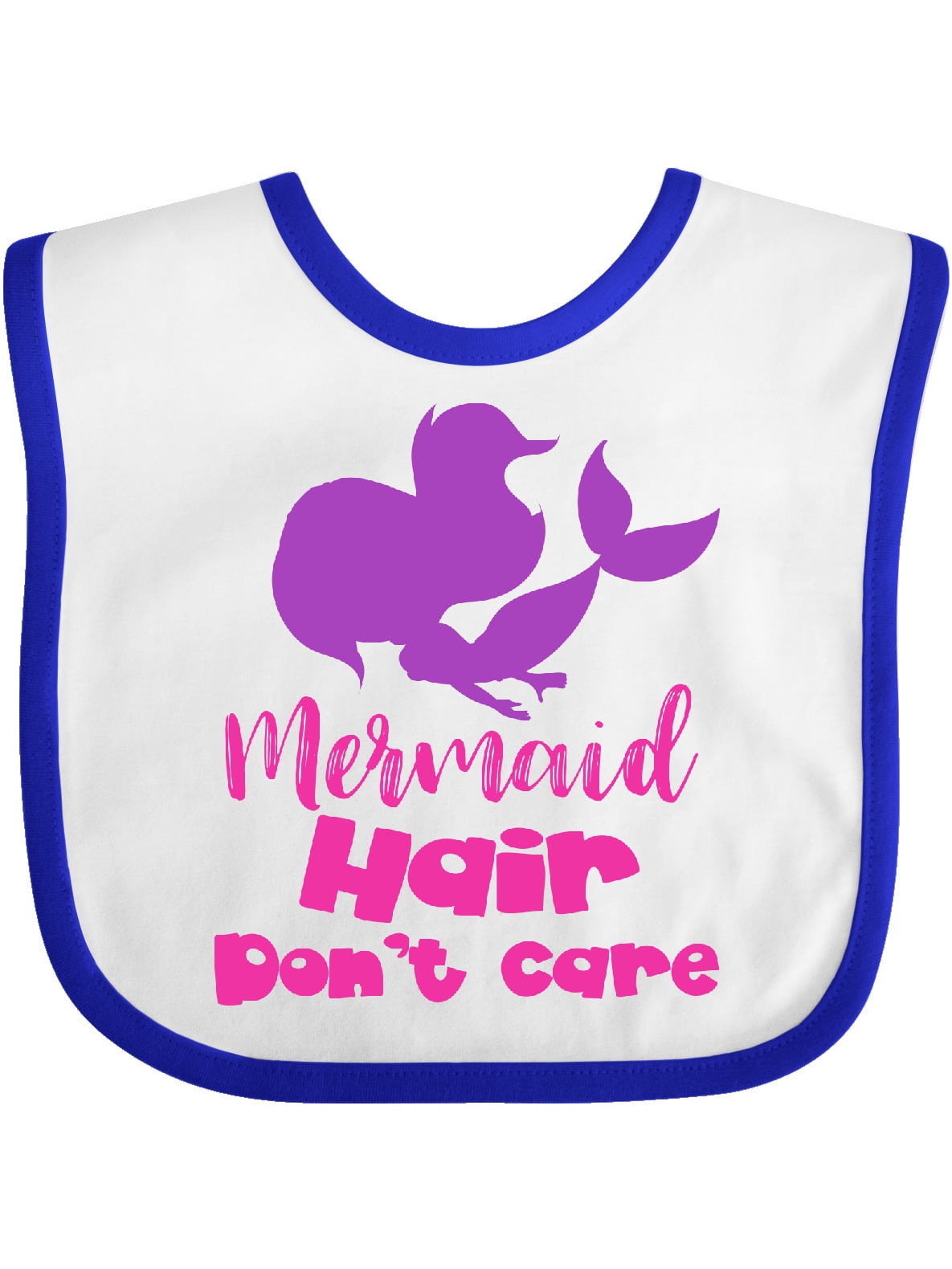 Download Mermaid Hair Don't Care, Mermaid Silhouette Baby Bib ...