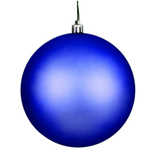 Vickerman N590629DMV Ornement de Boule Mat de Pervenche de 2,4 Po avec UV Percé 24 par Sac