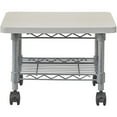 thumbnail image 2 of Safco Chariot Utilitaire pour Imprimante/télécopieur sous le Bureau avec Roues et Tablette, Gris, 2 of 5