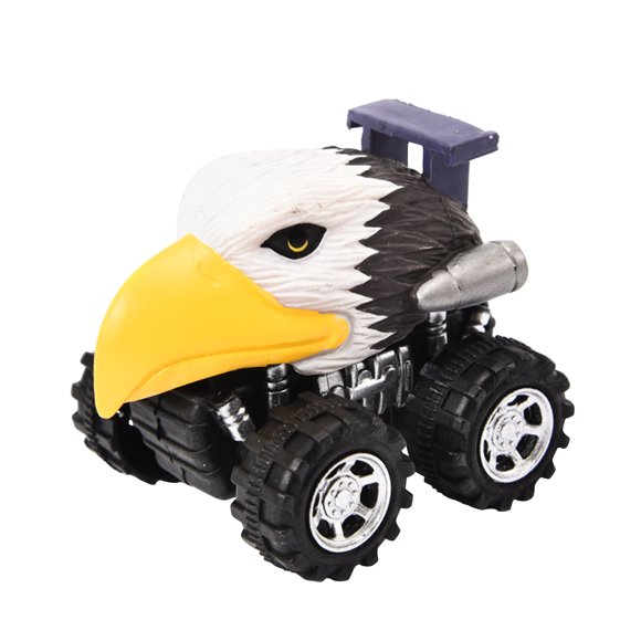 Voitures Jouets Dinosaures D à Rétrofriction pour Enfants, Aucune Pile Requise, Modèle de Véhicule Dinosaure Sécuritaire, Coins Arrondis, Jouets Éducatifs pour Enfants de 3 4 5 6 7 Ans, 2,4 Pouces