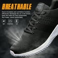 thumbnail image 6 of HANMUN Men's Running Shoes Ultra Lightweight Breathable Walking Shoes Non Slip Fashion Sneakers Mesh Outdoor Sports Shoes, 6 of 10