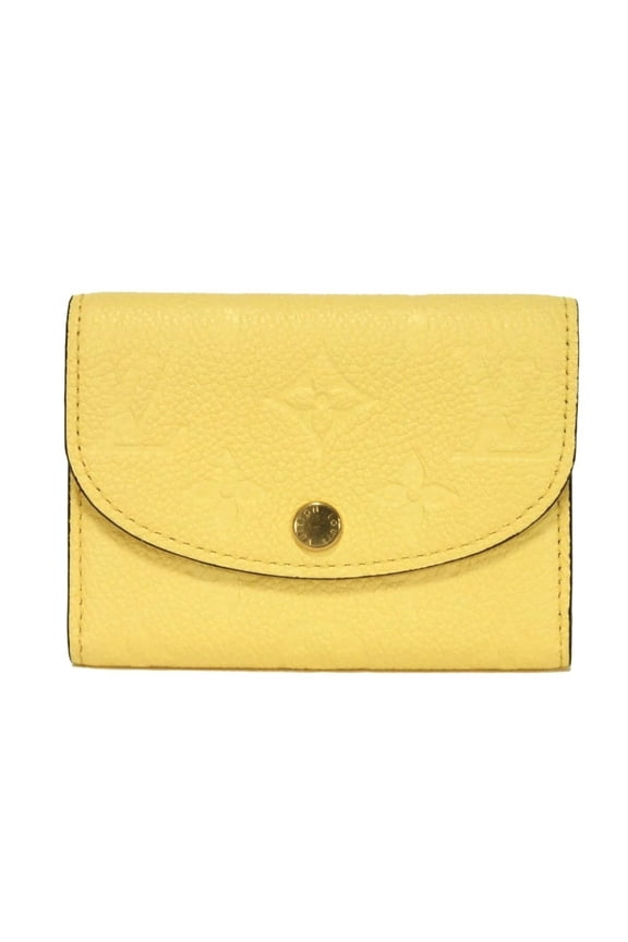 Pre-Owned Louis Vuitton Porte Monnaie Rosalie Bifold Wallet with LV Flower Embossing,... (Good)