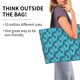 thumbnail image 2 of Fotbe Seahorse Bolsa Tote Estética de Lona con Estampado para Mujer - Bolsa Reutilizable de Hombro Casual para Vacaciones, Compras, Trabajo y Gimnasio, 2 of 8