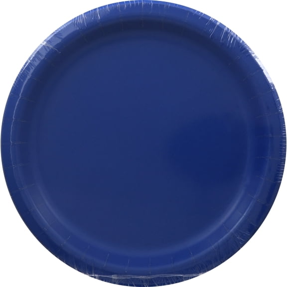 Hoffmaster Group 317375 Cobalt Luncheon Plate, Pack of 12 - 8 per Pack
