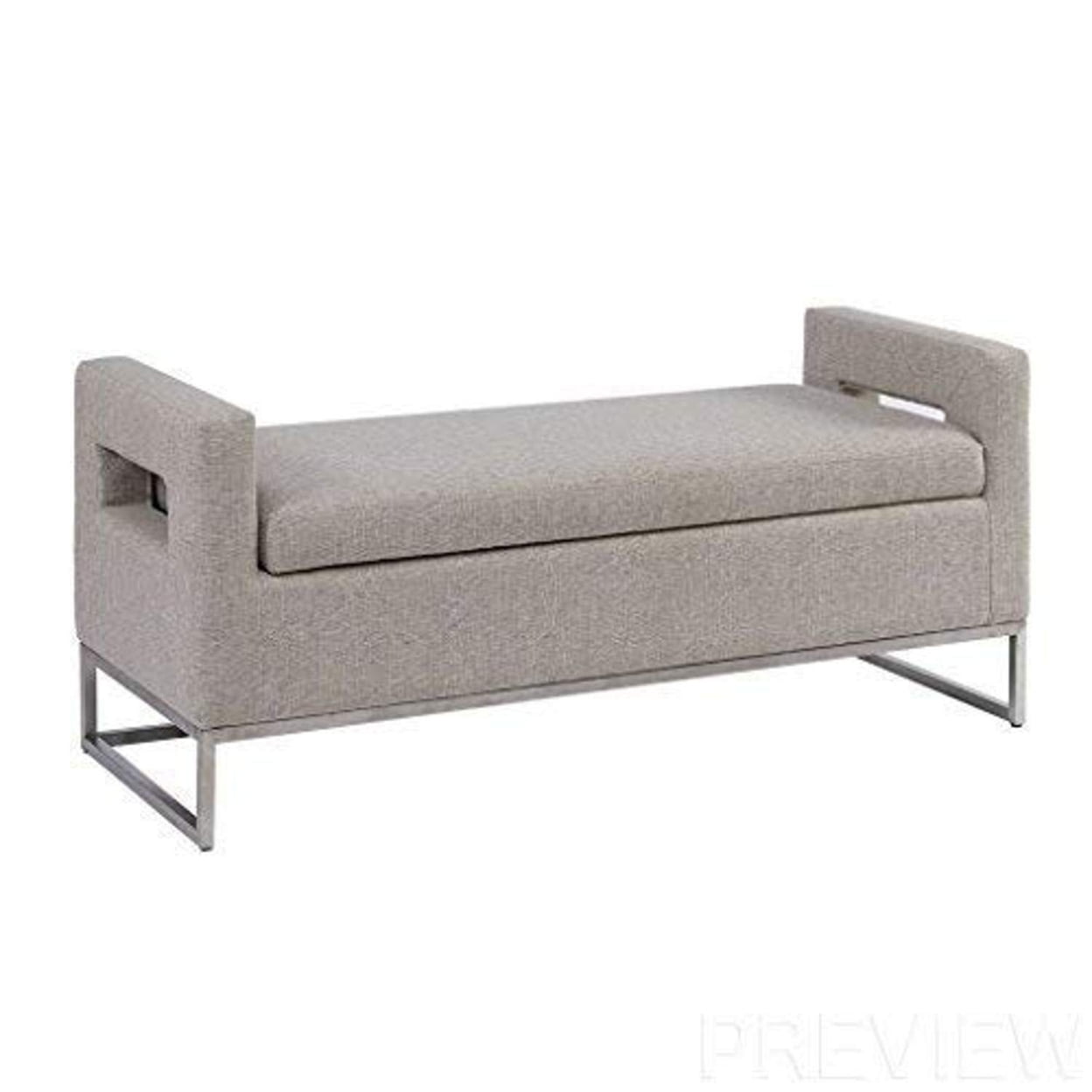 Crawford Storage Bench Grey See below