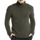 thumbnail image 2 of Suéter de Cuello Alto de Primavera Otoño Para Hombres Slim Fit Manga Larga Cuello Redondo Blanco Slim Pullover Odeerbi ODB-4, 2 of 6