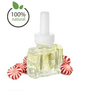 (3 Pack) Scent Fill® 100% Natural Peppermint Scented Oil Plug in Refills Air Freshener Clean - Compatible with Air Wick® Oil Warmers
