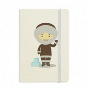 ColdGreenland Cartoon Notebook Official Fabric Hard Cover Classic Journal Diary