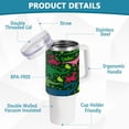 thumbnail image 4 of SKYSONIC 40 oz Cute Cartoon Dino Tumbler With Lid And Straw Travel Coffee Mug Stainless Steel Insulated Thermal Tumblers Cup, 4 of 7