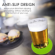 thumbnail image 5 of Posavasos gruesos para bebidas y mesa de café de madera, ondulación, resistente a las manchas, no absorbente, 5 of 5