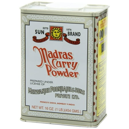 (2 Pack) Sun Brands Madras Curry Powder, 1 lb