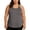 Grey, variant on Plus Size Women’s Racerback Tank Tops, Sleeveless Crewneck Workout & Casual Summer Camisole Purple XXL